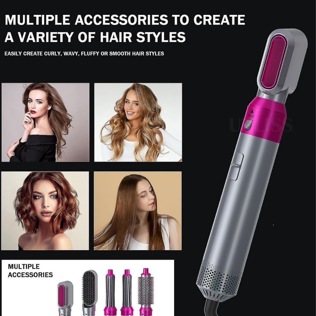 SARA COSMETIC SRL SARA COSMETIC SRL Asciugacapelli Professional 5 in 1 Asciugacapelli - HOT AIR STYLER ONE STEP