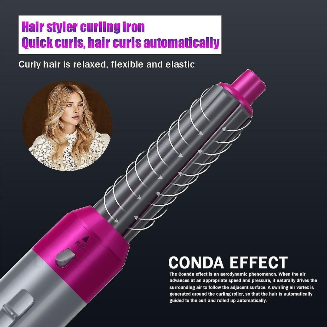SARA COSMETIC SRL SARA COSMETIC SRL Asciugacapelli Professional 5 in 1 Asciugacapelli - HOT AIR STYLER ONE STEP