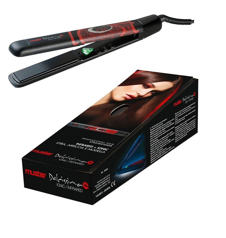 SARA COSMETIC SRL Muster & Dikson piastre e arricciacapelli Muster Piastra professionale Dolcissima Ionic/Infrared