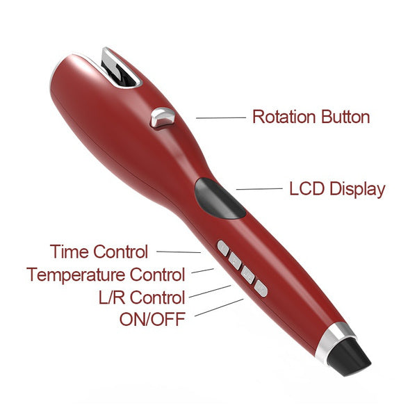 SARA COSMETIC SRL LCD HAIR CURLER piastre e arricciacapelli Arricciacapelli Tulipano - LCD FULL AUTOMATIC HAIR CURLER