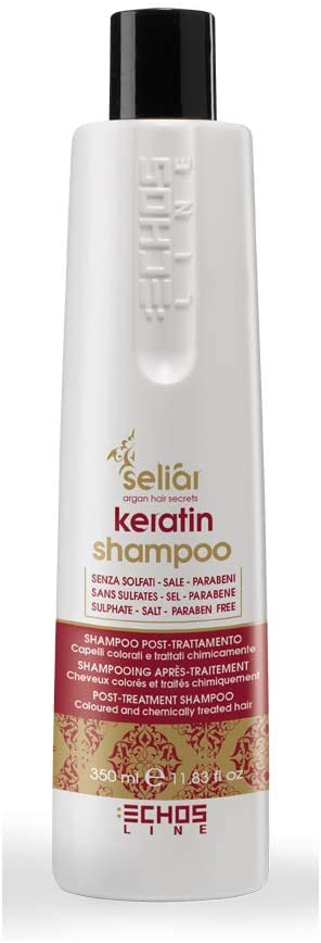 SARA COSMETIC SRL Echosline trattamenti per capelli Echosline - Trattamento per capelli stirati e trattati - Keratin Shampoo
