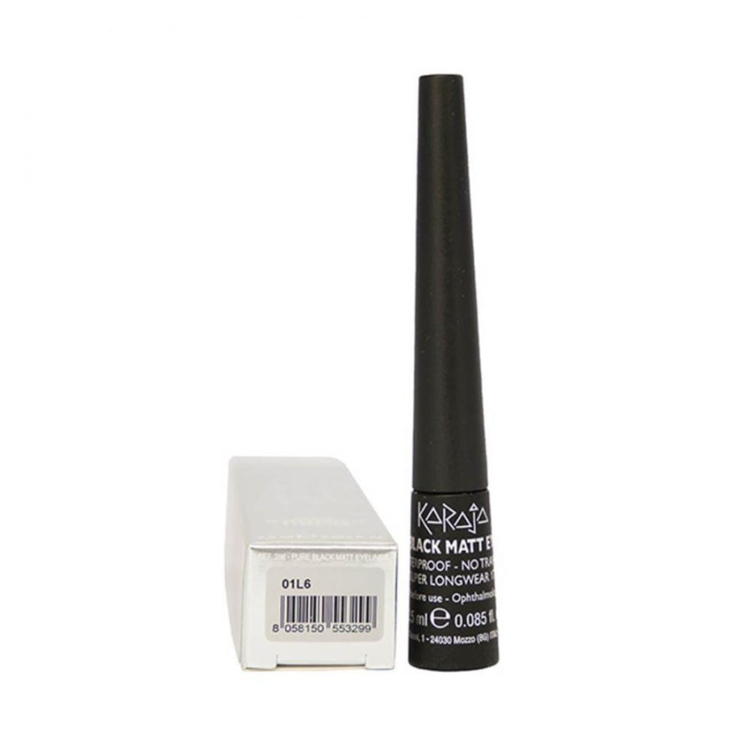 SARA COSMETIC SRL Karaja eyeliner e mascara Karaja - PURE BLACK MATT EYELINER