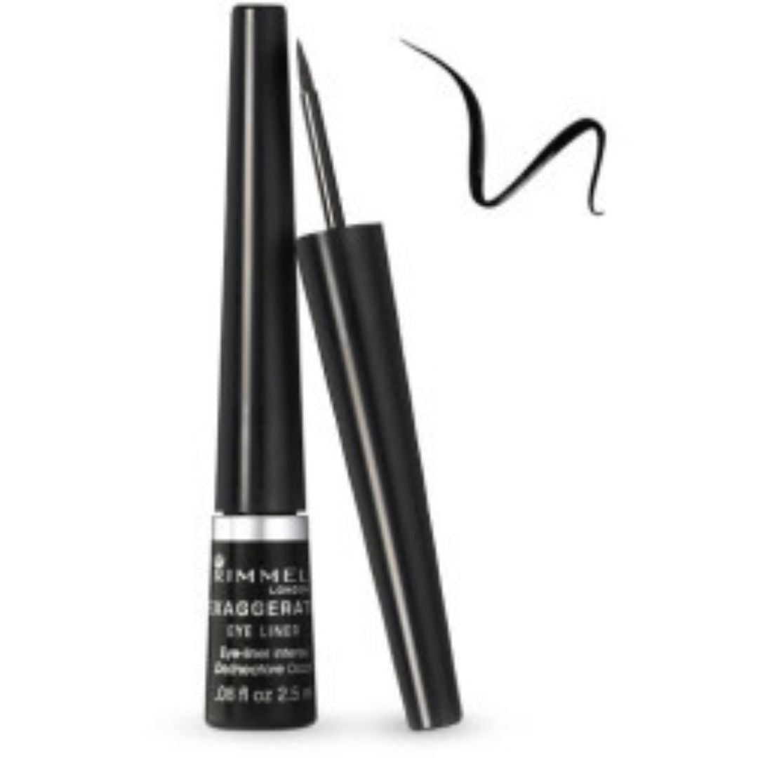 SARA COSMETIC SRL Rimmel eyeliner e mascara Rimmel - EXAGERATE LIQUID EYELINER (matita in omaggio)