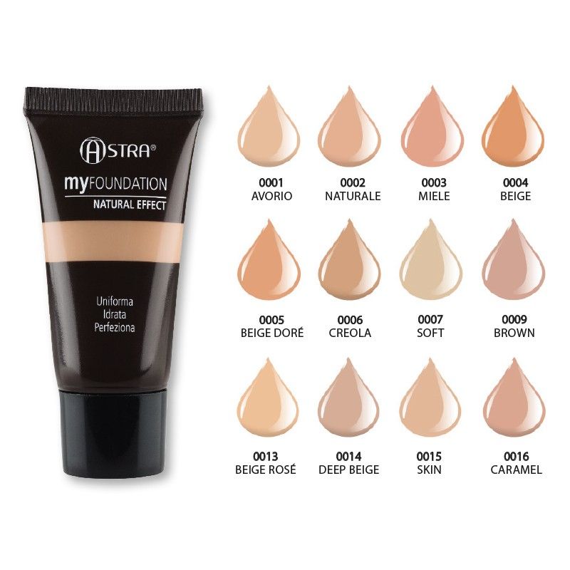 SARA COSMETIC SRL Astra Fondotinta e correttori Astra - Fondotinta MY FOUNDATION