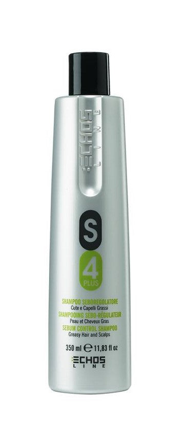 SARA COSMETIC SRL Echosline trattamenti per capelli S4 PLUS Shampoo Seboregolatore 350ml - Echosline
