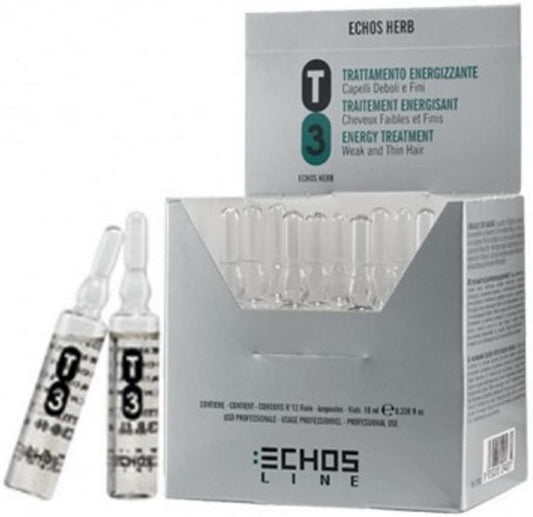 SARA COSMETIC SRL Echosline trattamenti per capelli T3 Trattamento Energizzante - Echosline