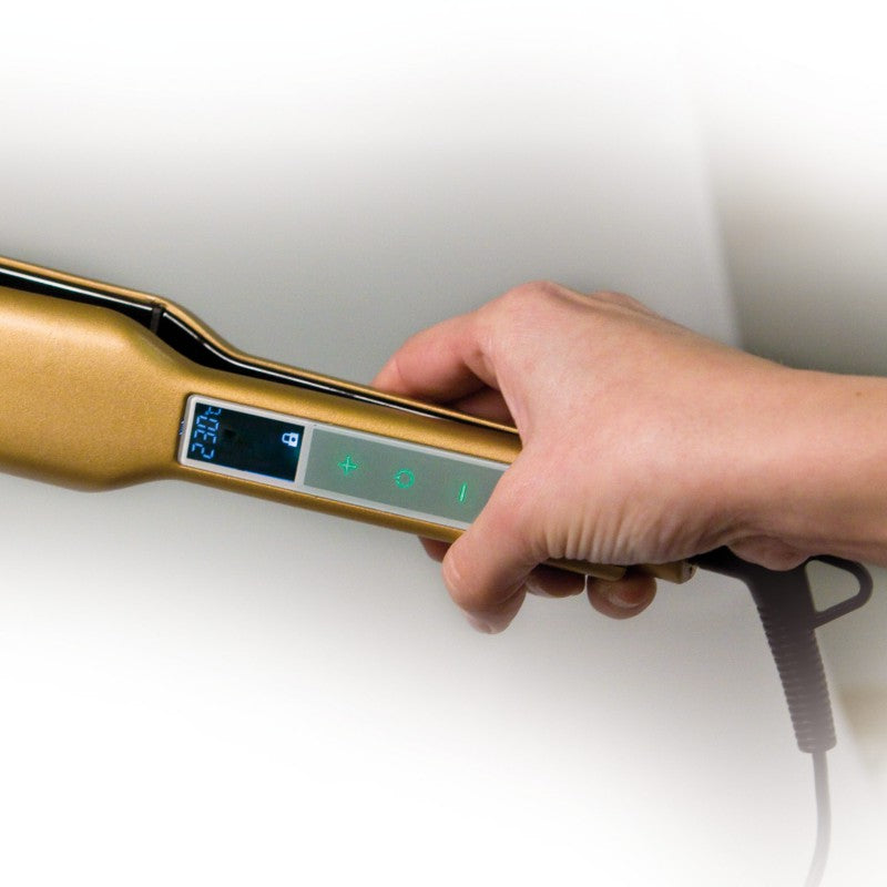 SARA COSMETIC SRL Muster & Dikson piastre e arricciacapelli Muster piastra professionale digitale larga - ZAPPING