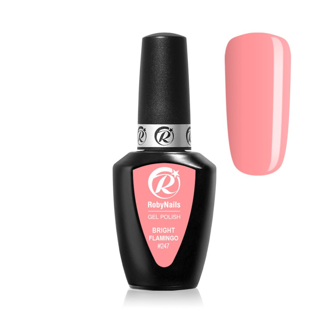 Roby Nails - GEL POLISH BRIGHT FLAMINGO