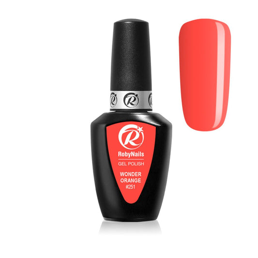 Roby Nails - GEL POLISH WONDER ORANGE