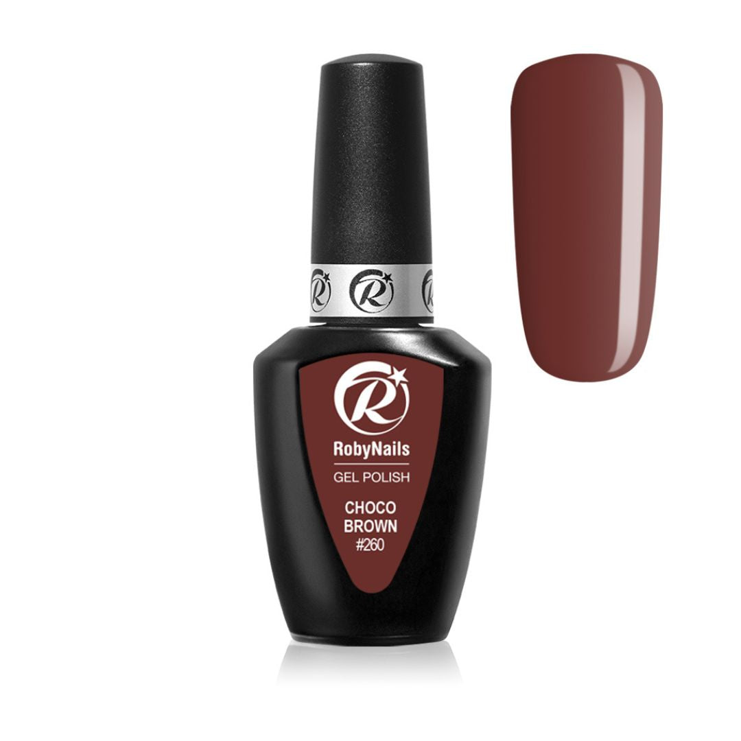 Roby Nails - GEL POLISH CHOCO BROWN