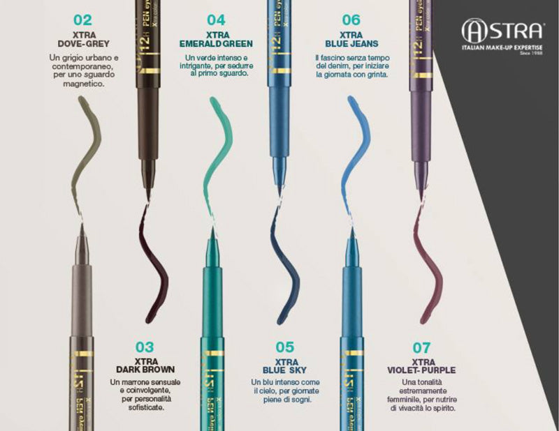 SARA COSMETIC SRL Astra Eyeliner Astra - 12H PEN EYELINER