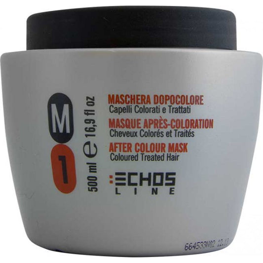 SARA COSMETIC SRL Echosline trattamenti per capelli Echosline - Trattamento per capelli colorati o trattati - M1 MASCHERA DOPOCOLORE 500 ml