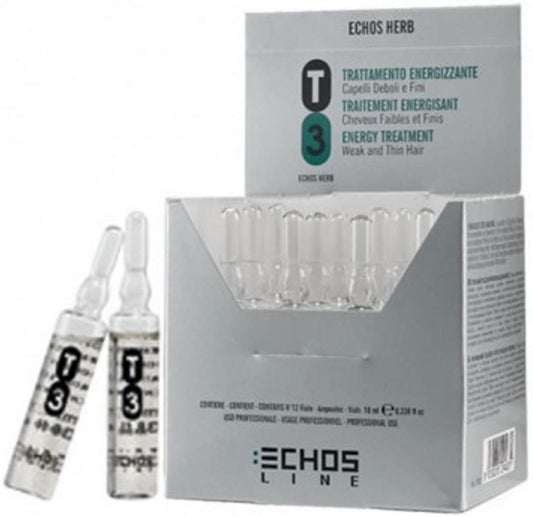 SARA COSMETIC SRL Echosline trattamenti per capelli T3 Trattamento Energizzante - Echosline